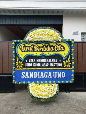 Papan Bunga Duka di Wonawa
